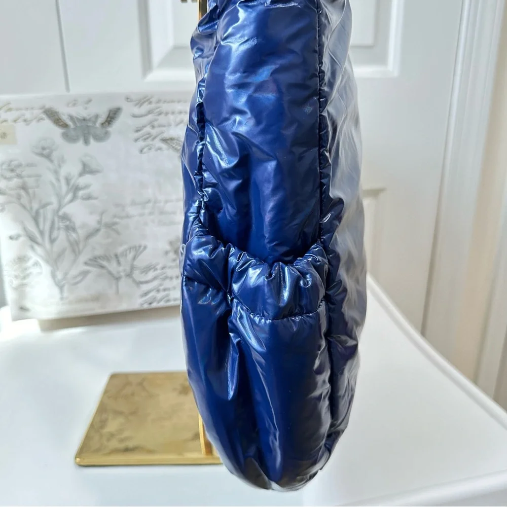 Tahari Bardot Hobo Bag Navy Blue NWT